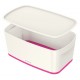 Leitz MyBox Bandeja de almacenamiento Rectangular ABS sintéticos Rosa, Blanco - 5229-10-23